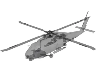 Sikorsky SH-60B Seahawk 3D Model