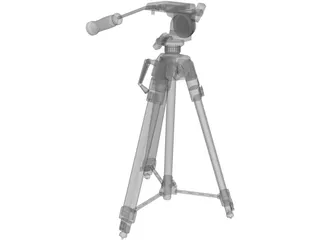 Camera Tripod 3D Model