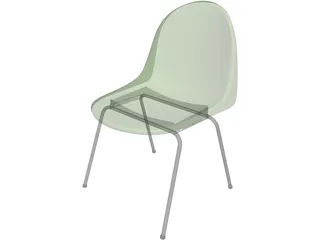 Modern Plastic Chair 3D Model