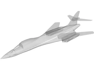 Rockwell B-1 Bomber 3D Model