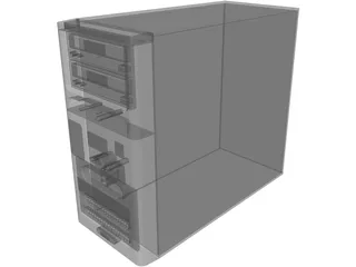 Compaq Desktop Computer 3D Model