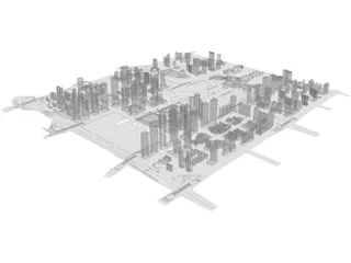 Shenzhen (China) 3D Model