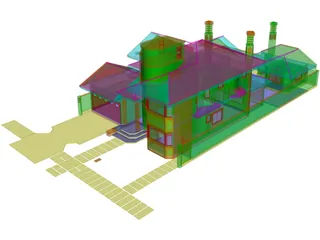 Brasilian House 3D Model