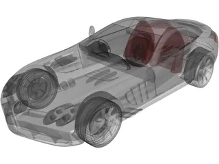 Mercedes-Benz SLR McLaren 3D Model