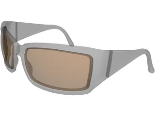 Sunglasses Plastic 3D Model