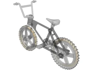 Kids Bike 3D Model