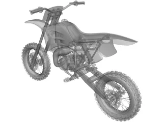 KTM Mini Bike 3D Model