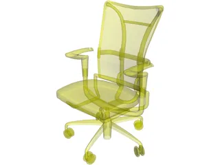 Allsteel Chair 1 3D Model