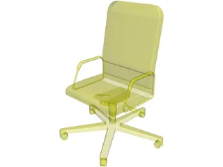 Allsteel Chair 4 3D Model