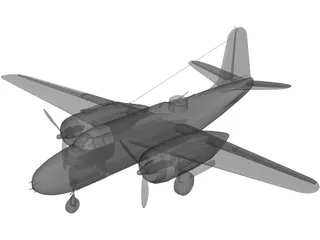 A-20 Havoc 3D Model