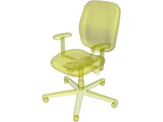 Allsteel Chair 11 3D Model