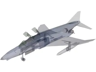 McDonnell Douglas F-4 Phantom II 3D Model