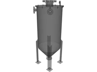 Fluid Tank 3D Model
