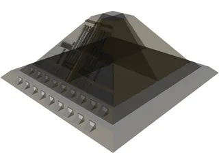 Alien Pyramid 3D Model