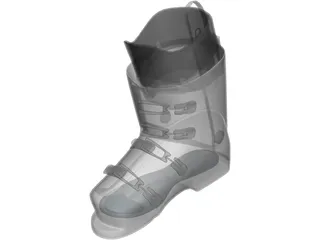 Ski Boot 3D Model