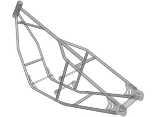 Honda CB750 Motorcycle Frame 3D Model