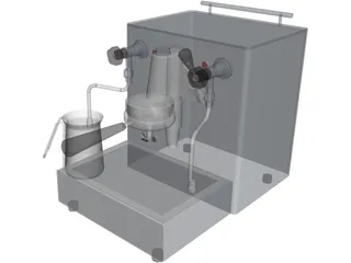 ECM Espresso Machine 3D Model