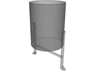 Garbage Container 3D Model