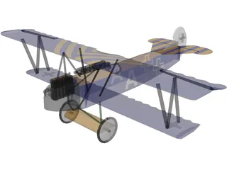 Fokker D.VII 3D Model