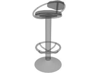 Barstool Dolly 3D Model