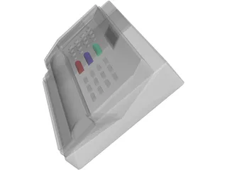 Fax Machine 3D Model