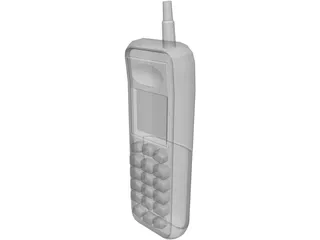 Cordless Phone 3D Model