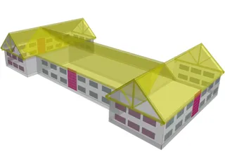 Retail Building 3D Model