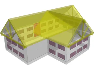 Retail Building 3D Model