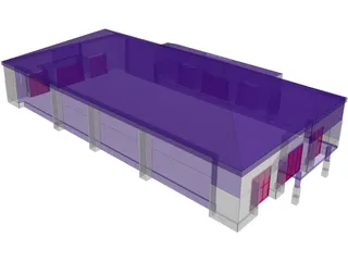 Retail Building 3D Model
