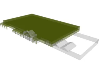 Retail Building 3D Model