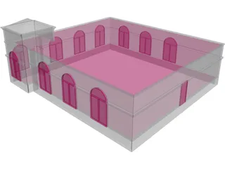 Retail Building 3D Model