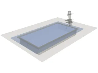 Indoor Pool 3D Model