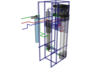 Reverse Osmosis Machine (FDA Approved) 3D Model