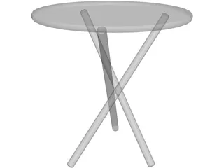 Tripod Table Jabrun 3D Model