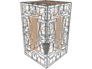 Golden Cage  3D Model