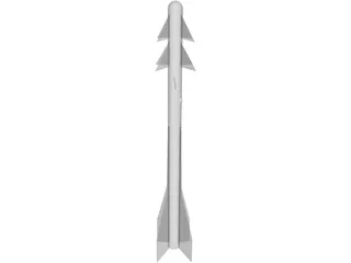 Pyphon 5 Air to Air Missile 3D Model