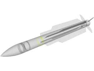 RIM-66 SM-2 Missile 3D Model