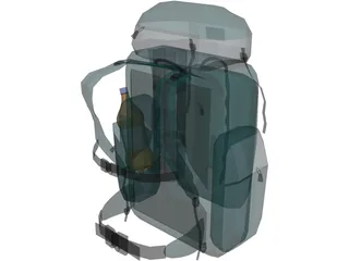 Nova Tour Bag (Large For Tourists And Outdoors) 3D Model