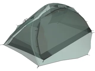 Tent (Small For Travelling And Outdoors) 3D Model