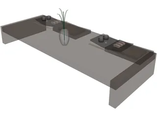 China Table  3D Model