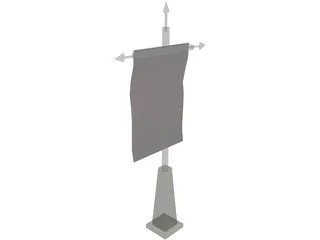 Flagpole 3D Model