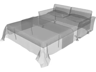 Bed Metamorfosi 3D Model