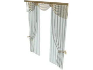 Curtains 3D Model