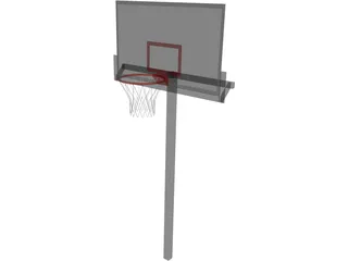 Basketball Hoop 3D Model