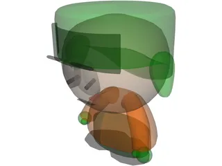 South Park Kyle 3D Model