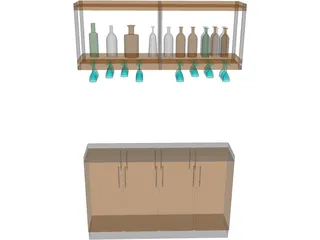 Bar 3D Model