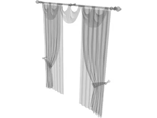 Curtains 3D Model