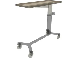 Hospital Table 3D Model