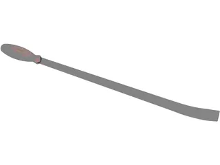 Pry Bar 18 inch 3D Model