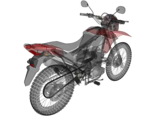 Honda Bros 160 3D Model